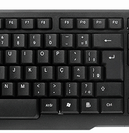 Teclado e mouse s/ fio C3Tech K-W40 10 teclas especiais