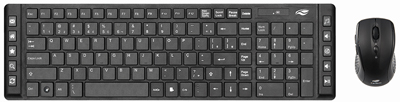 Teclado e mouse sem fio C3Tech K-W50 teclas chocolate