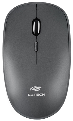 Teclado, mouse s/ fio C3Tech K-W510 preto, tecla baixa