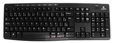 Teclado Logitech K270 Wireless Sem Fio Unifying