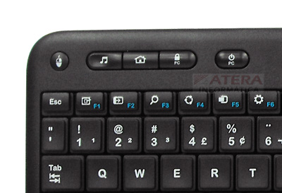 Teclado sem fio Logitech K400r com touchpad, ABNT2, USB