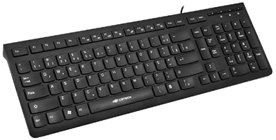 Teclado multimdia com 12 teclas C3Tech KB-M60, USB