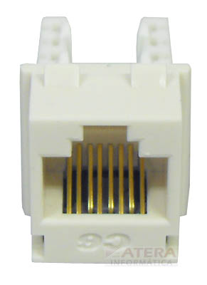 Keystone branco Furukawa conector CAT.6 Gigalan RJ45 Fe