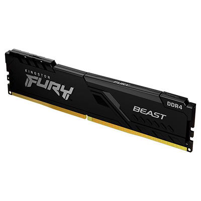 Memria 8GB DDR4 2666MHz Fury Beast Black KF426C16BB/8