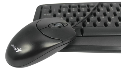 Teclado e mouse Genius KM-110X Value Desctop Combo PS2