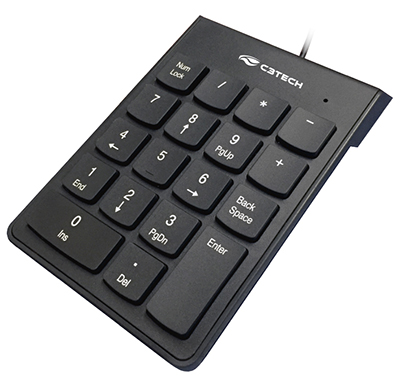 Teclado nmerico de membrana C3Tech KN-10 18 teclas USB