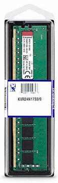 Memria 8GB DDR4 2400MHz Kingston KVR24N17S8/8 CL17