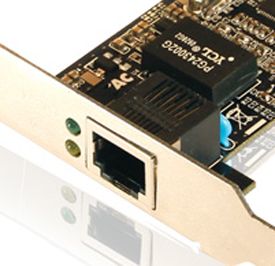 Placa de rede PCI-e x1 low profile Comtac 9208 p/ Dell 