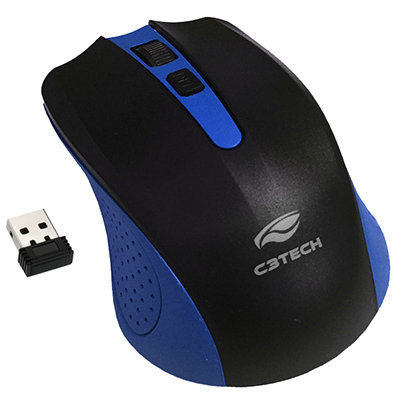 Mouse ptico sem fio C3Tech M-W20 2.4GHz at 1000 dpi