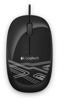 Mouse ptico Logitech M105 preto, 1000 dpi, USB