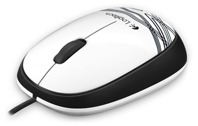 Mouse ptico Logitech M105 branco, 1000 dpi, USB