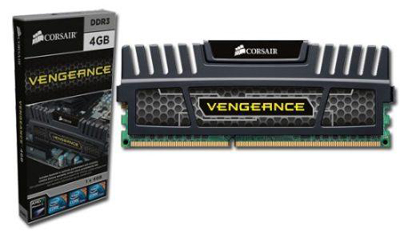 Memria 4GB 1600MHz PC3-12800 DDR3, Corsair Vengeance