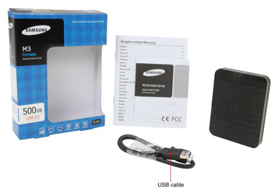 Mini HD externo 500GB Samsung M3 M500TCB/G USB3