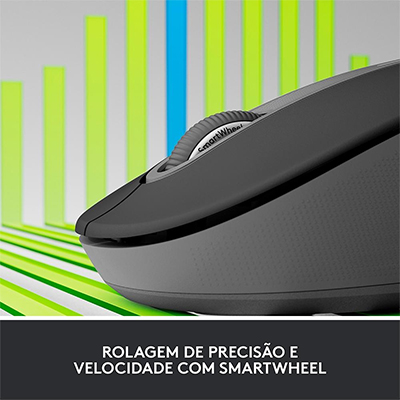 Mouse Optico s/ fio Logitech M650 Signature 5 bot 4kdpi