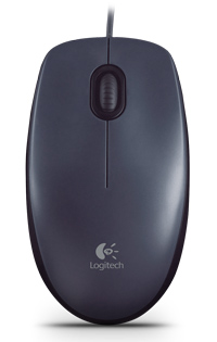 Mouse Logitech m90 910-004053 1000 dpi, 2 botões, USB
