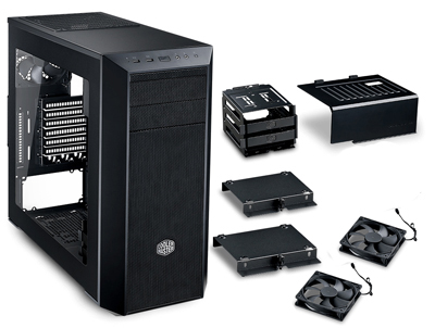 Gabinete torre ATX CoolerMaster Masterbox 5 USB3