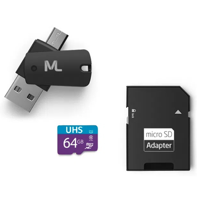 Carto memria SD UHS Pendrive OTG 64GB 10/80MBps