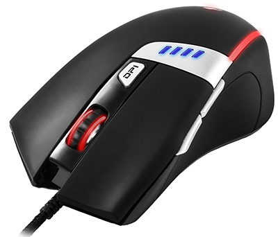 Mouse Gamer C3Tech MG-500 4000 dpi LED RGB 6 bot. USB  