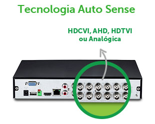 DVR Multi HD 5 em 1 Intelbras MHDX 1008 at 10 cmeras