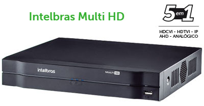 DVR Multi HD 5 em 1 Intelbras MHDX 1104 at 5 cmeras