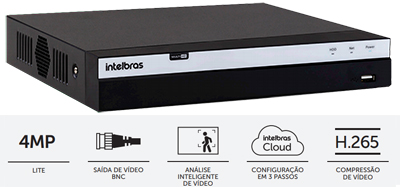 DVR 08 Canais Intelbras MHDX 3108 Full HD Multi HD