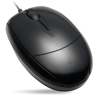 Mouse ptico K-Mex 1000 dpi, 3 botes, preto, USB 