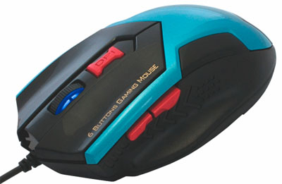 Mouse Gaming K-Mex MO-X135 6 botes, at 1600 DPI USB