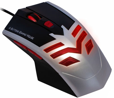 Mouse Gaming K-Mex MO-X235 6 botes, at 1600 DPI USB