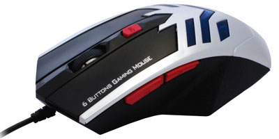 Mouse Gaming K-Mex MO-X235 6 botes, at 1600 DPI USB