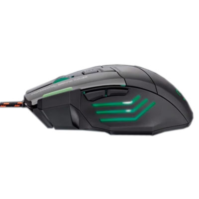 Mouse Gamer Multilaser MO207 Metal War 3200 dpi 1ms USB