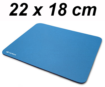 Mouse pad azul em EVA C3Tech MP-20, 22 x 18 cm