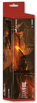 Mouse Pad C3Tech MP-G1100 Gaming DoomFire 70x30 cm