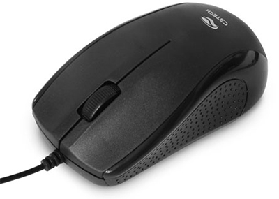Mouse óptico C3Tech MS-26BK 1000 dpi USB c/ scroll