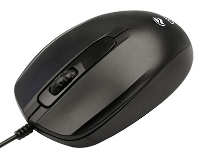 Mouse ptico com fio C3Tech 1000 dpi c/ roller, USB