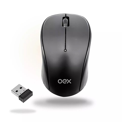 Mouse sem fio OEX MS412 1200 dpi at 10m USB