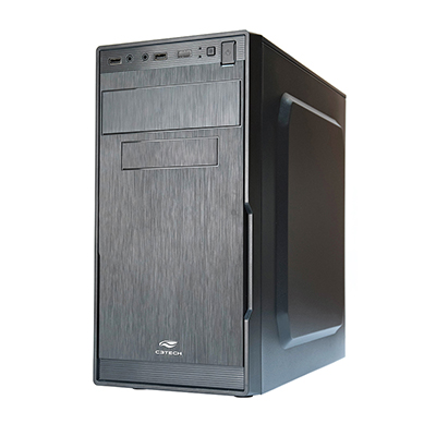 Gabinete micro ATX C3Tech MT-23 USB3 fonte 200W