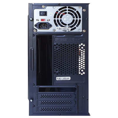 Gabinete micro ATX C3Tech MT-23V2BK USB2 fonte 200W