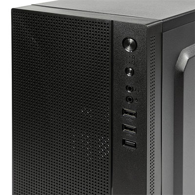 Gabinete micro-ATX C3Tech MT-28BK c/ fonte 200W