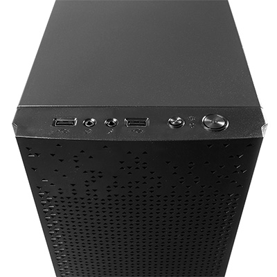 Gabinete micro-ATX C3Tech MT-29BK c/ fonte 200W