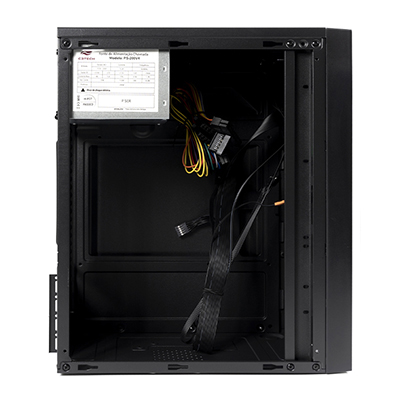 Gabinete micro-ATX C3Tech MT-31V2BK com fonte de 200W
