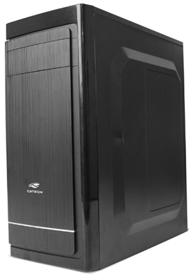 Gabinete midi torre C3Tech MT-41BK fonte 200W USB2