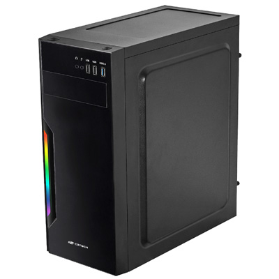 Gabinete Gamer torre C3Tech MT-G210BK sem fonte