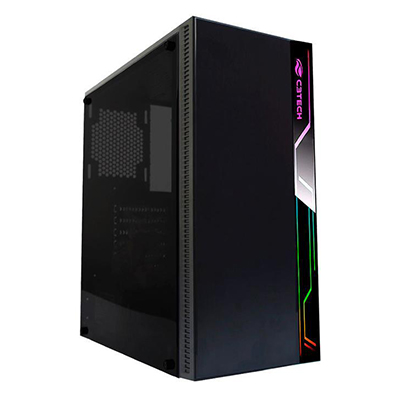 Gabinete Gamer torre C3Tech MT-G400BK sem fonte