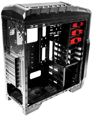 Gabinete Gamer C3Tech MT-G500BK torre ATX s/ fonte