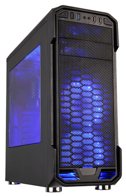 Gabinete gamer torre C3Tech MT-G600BK USB3 s/ fonte