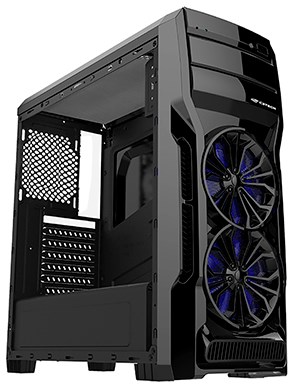 Gabinete gamer torre C3Tech MT-G650BK USB3 s/ fonte