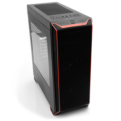 Gabinete gamer C3Tech MT-G660 s/ fonte c/ 2 USB2 1 USB3