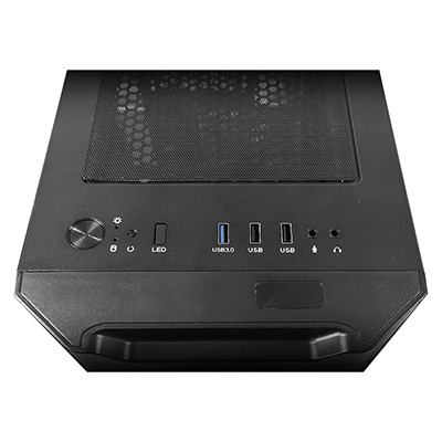 Gabinete Gamer torre C3Tech MT-G680SBK sem fonte