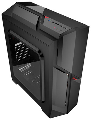 Gabinete gamer torre C3Tech MT-G700BK USB3 s/ fonte