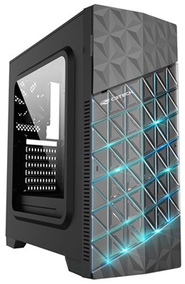 Gabinete gamer miditorre C3Tech MT-G750BK USB3 s/ fonte